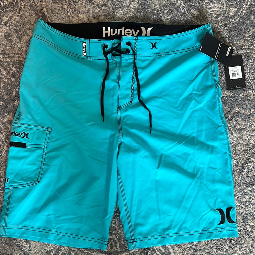 Hurley Men's Swim Shorts - Turquoise
